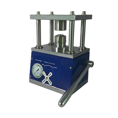 Lab Coin Cell Crimping Machine For Button Battery 200kg / Cm2 Max Pressure