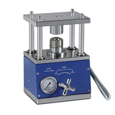 Máquina que prensa de la célula de la moneda del laboratorio para la batería 200kg/cm2 del botón de Max Pressure